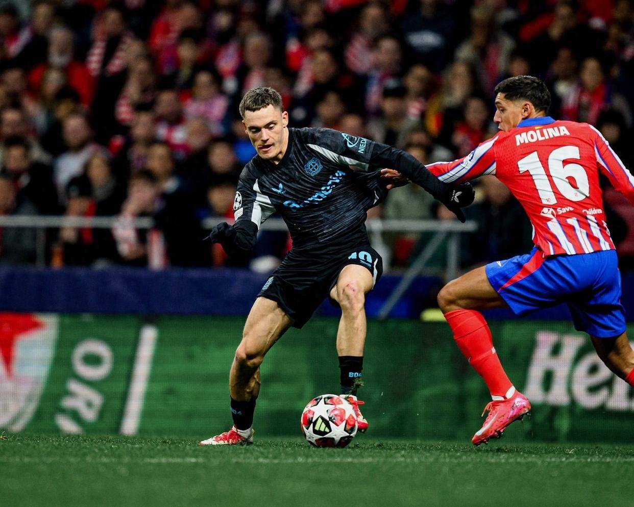 关于马竞击败勒沃库森，晋级形势一片大好的信息